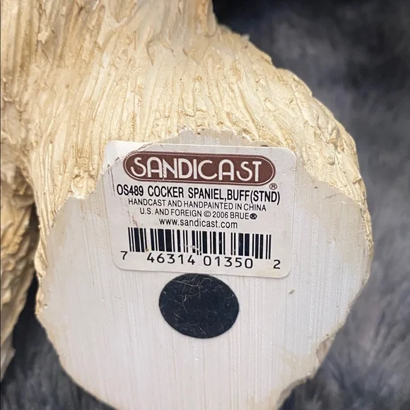 Vintage Sandicast Cocker Spaniel
Dog Buff Sandra Brue Heavy
Sculpture 8" - Picture 10 of 16